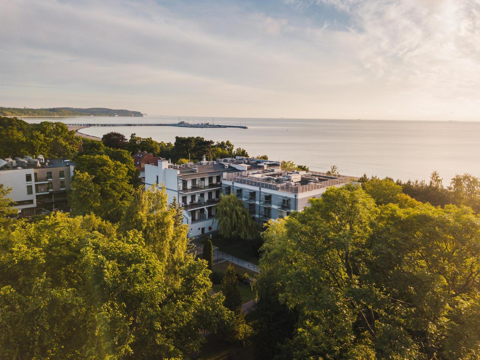 Hotel Rewita Korab Sopot Exterior foto